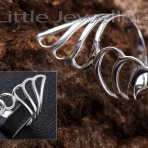 Solid Silver Cocktail Ring