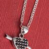 cupid heart necklace