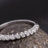 This  stylish  eternity ring design can be worn on its own or with other rings for a stacked look.