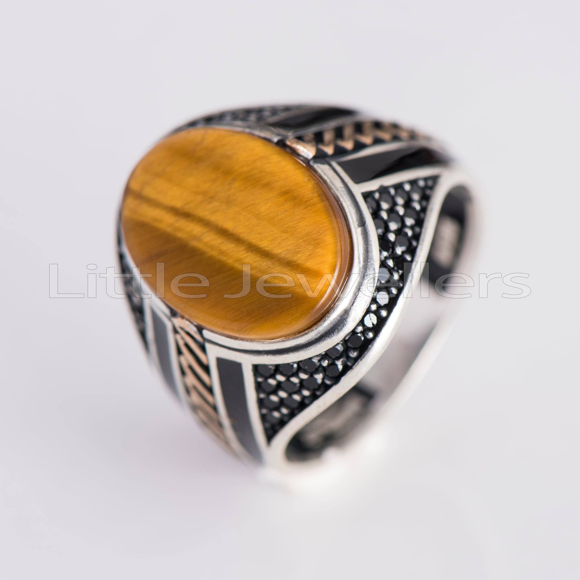 Sterling Silver Tiger's Eye Ring