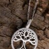 Complete Your Look With This Uniquely Crafted Tree Of Life Pendant Necklace.