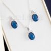 Sapphire Necklace Set