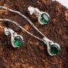 Green Earring and Necklace set