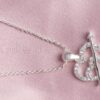 double heart & arrow necklace