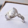 A Marquise cut Sterling Silver engagement ring for the perfect woman