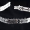 This sterling silver bracelet for men is a timeless piece of jewelry. that has a flawless