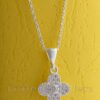 This lovely and simplistic flower pendant necklace is ideal for those who enjoy delicate and classic designs.