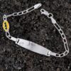 Engravable Silver Bracelet for children by Little Jewellers