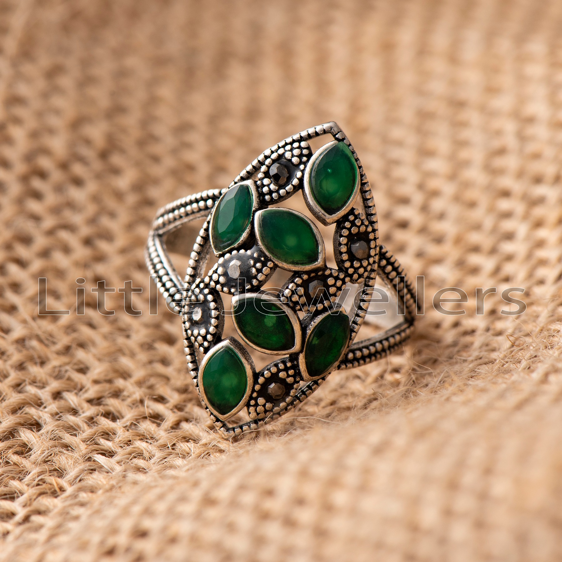 Make a lasting impression with this exquisite silver ring