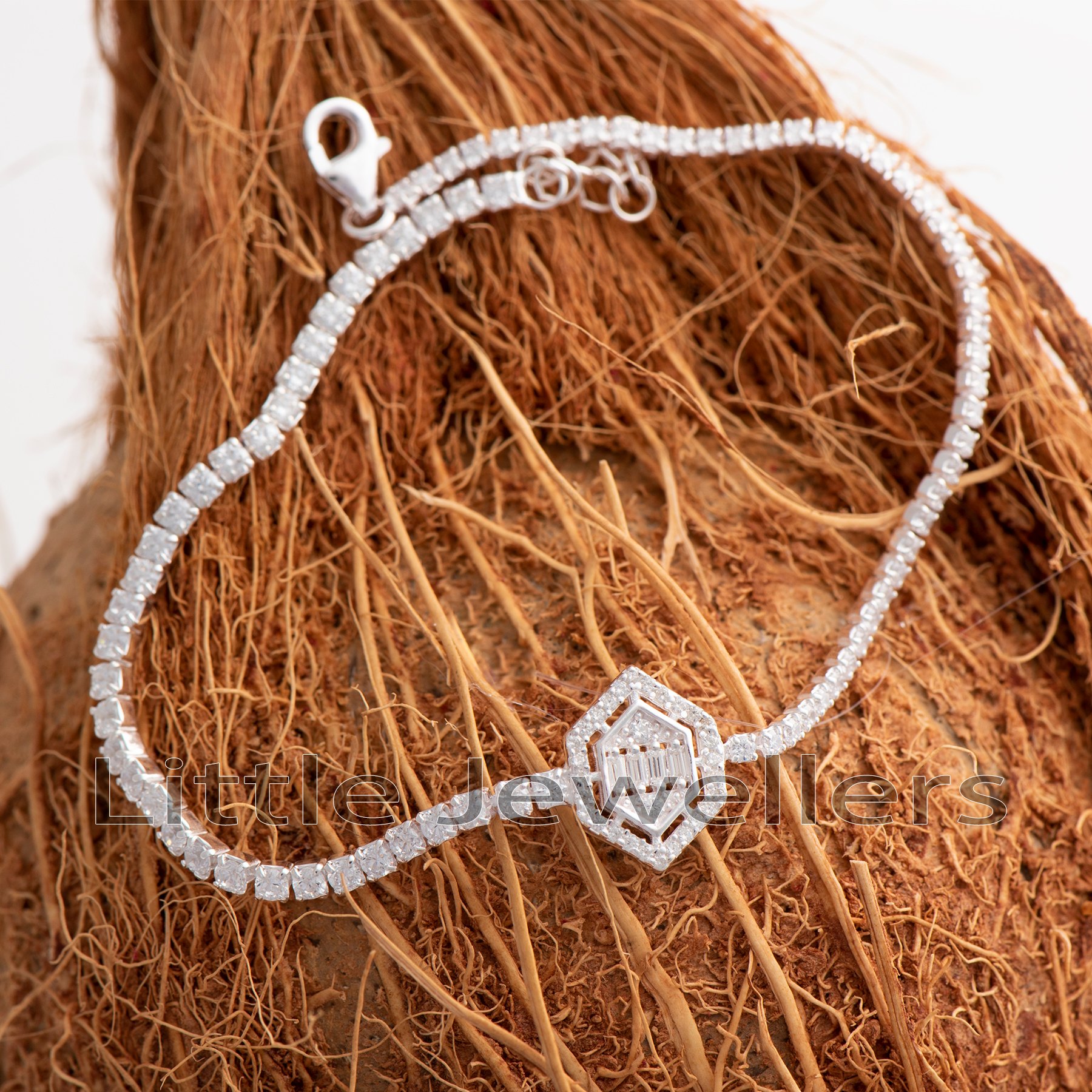 Radiant Sterling Silver Bracelet