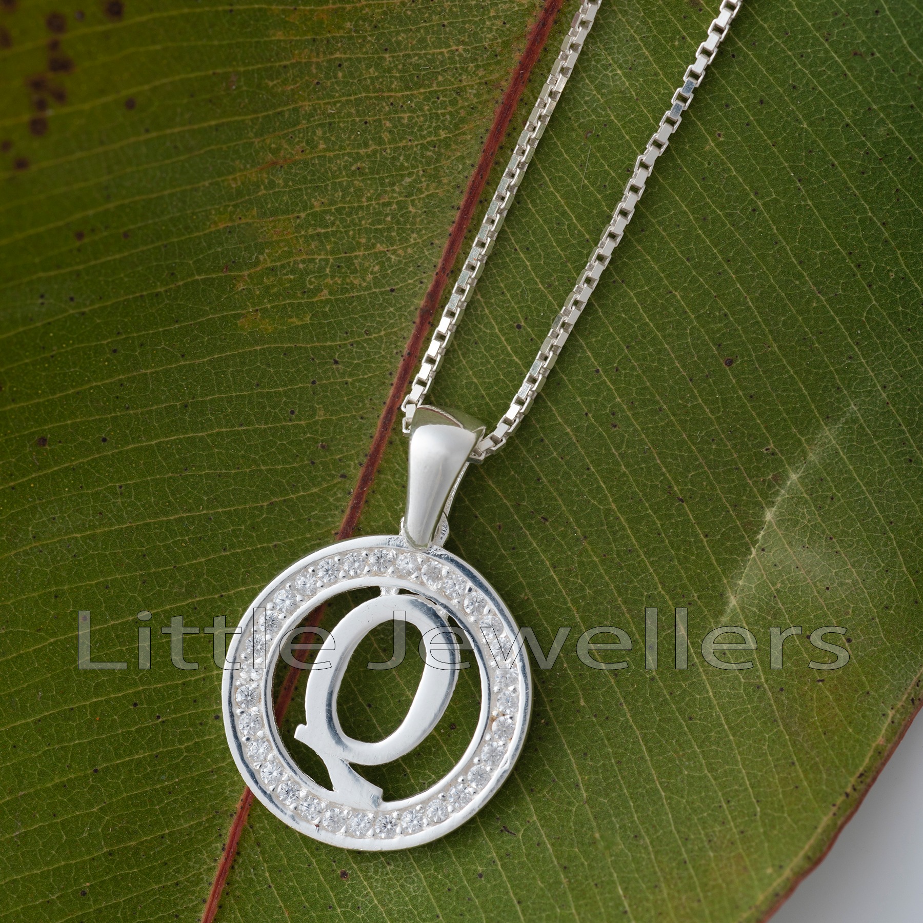 Letter pendant Q Necklace by Little Jewellers Nairobi