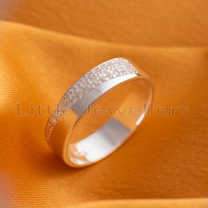 Silver Wedding Band for Women