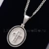 Men's Silver Cross Pendant Necklace