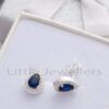 Our silver earrings for women are the perfect addition to any outfit. With our exquisite pair of blue zirconia earrings