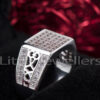 silver mens ring