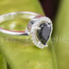 Black engagement ring