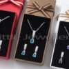 Silver Multi Colored Necklace Sets