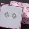 Add a great touch to your outfit with this pretty and feminine pure silver earrings.