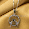 Sterling Silver Love Birds Necklace