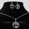 Stunning tree of life necklace set